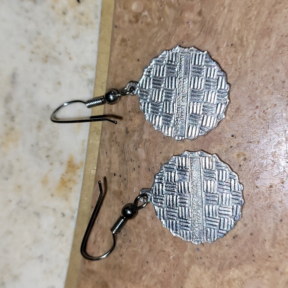 New Vintage Coca-Cola Bottle Cap Design Earrings - Picture 2 of 4